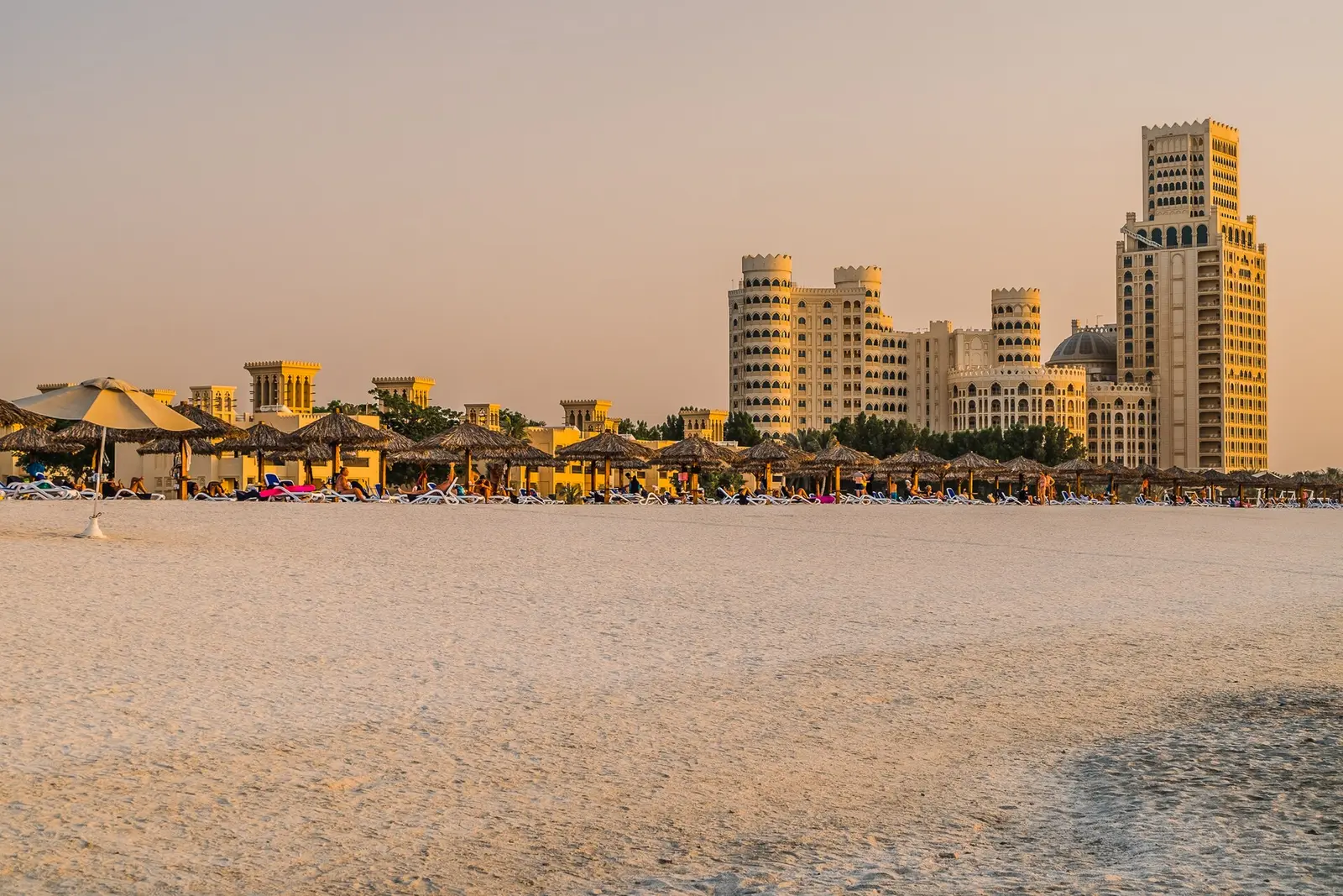 A beach at Al Hamra in Ras Al Khaimah